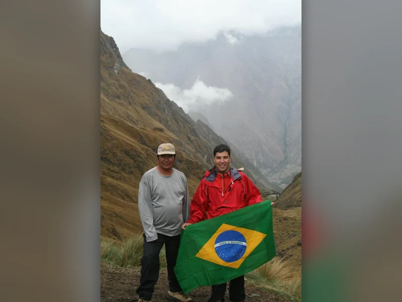 No ponto mais alto da Trilha Inca, Peru · 2006