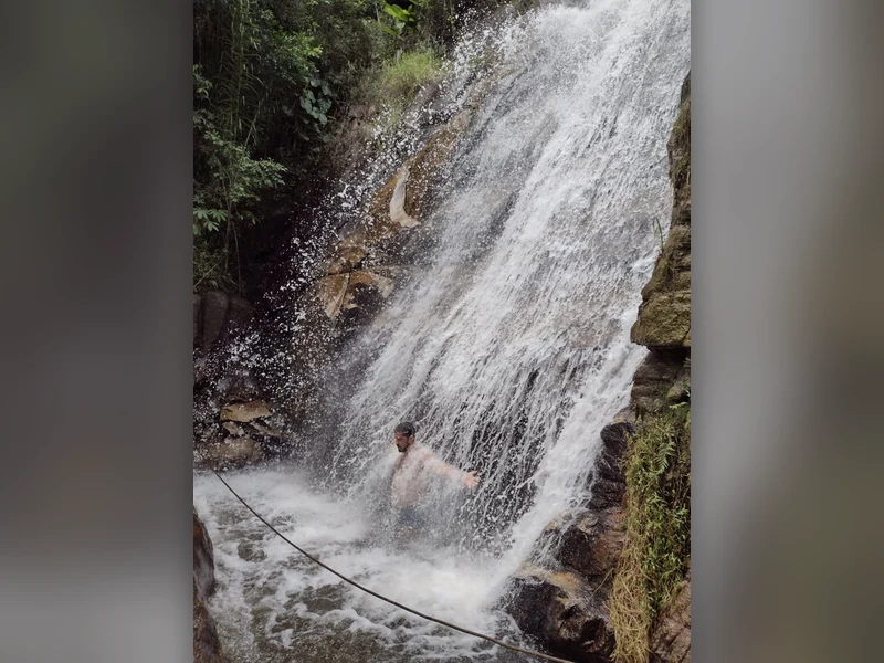 Cachoeira do Arco-Íris, Trilha das Sete Cachoeiras, Refúgio das 7 Cachoeiras, São Luiz do Paraitinga, São Paulo, Brasil · fev/2022