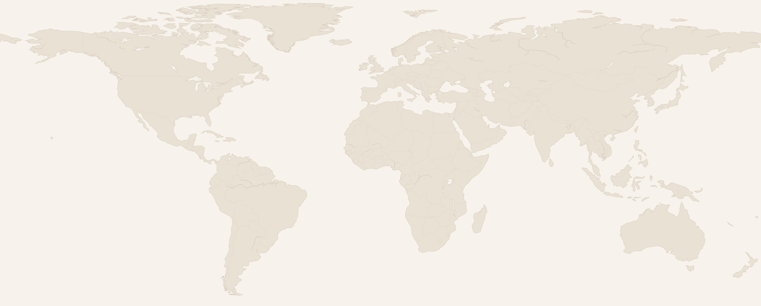Mapa-múndi com os países visitados por Cristiano Rodrigues